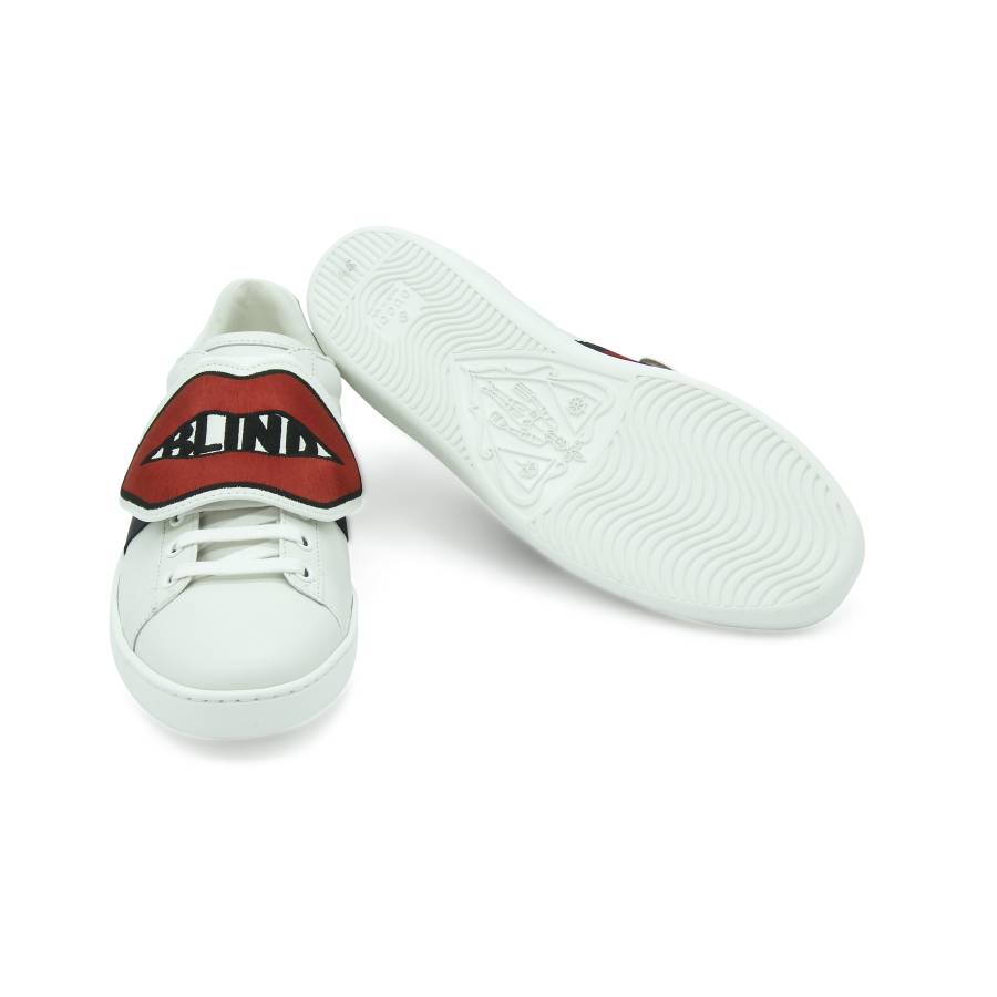 Weiße Gucci-Sneakers