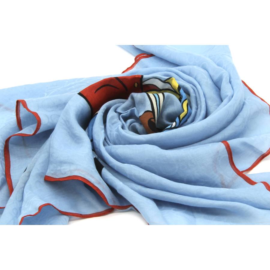 Blue Disney scarf