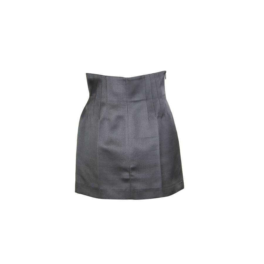 Grey high waist skirt