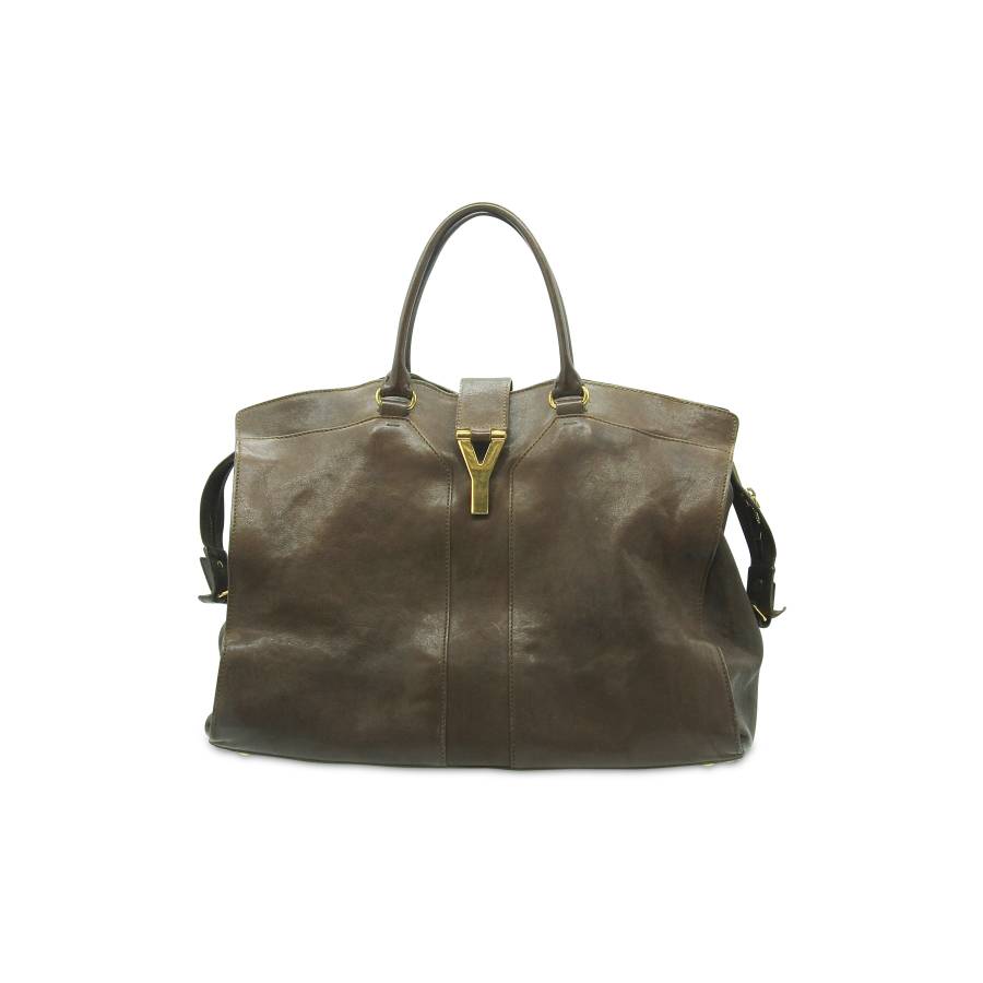 Yves Saint Laurent brown leather bag