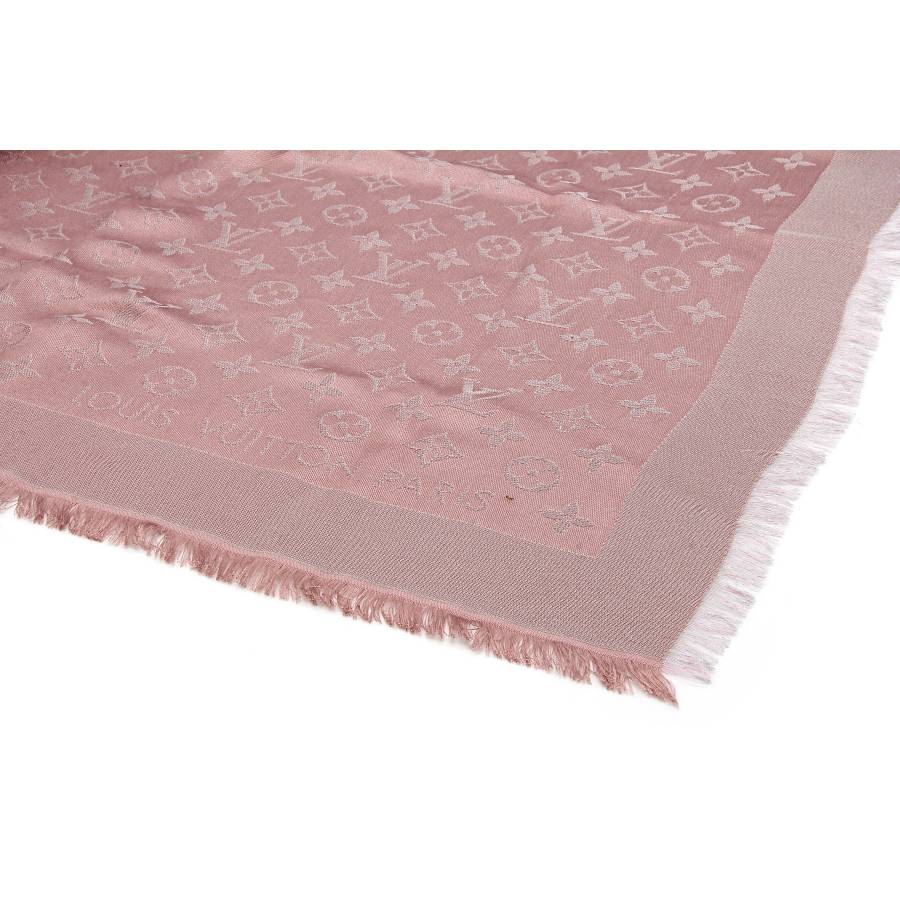 Louis Vuitton pink scarf