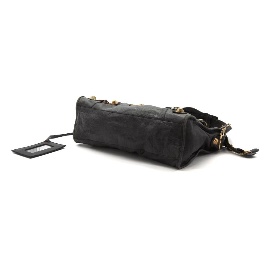Balenciaga City Bag aus dunkelgrauem Leder