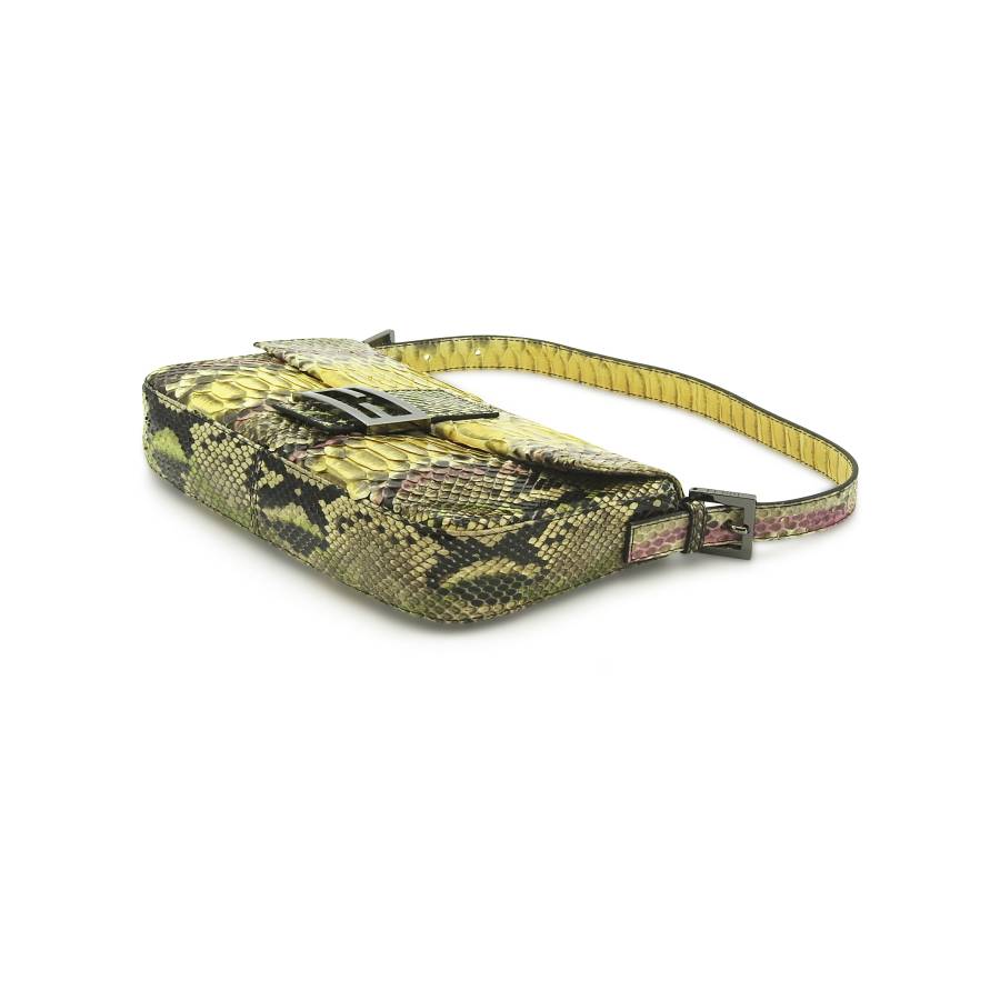 Fendi-Tasche aus gelbem Pythonleder