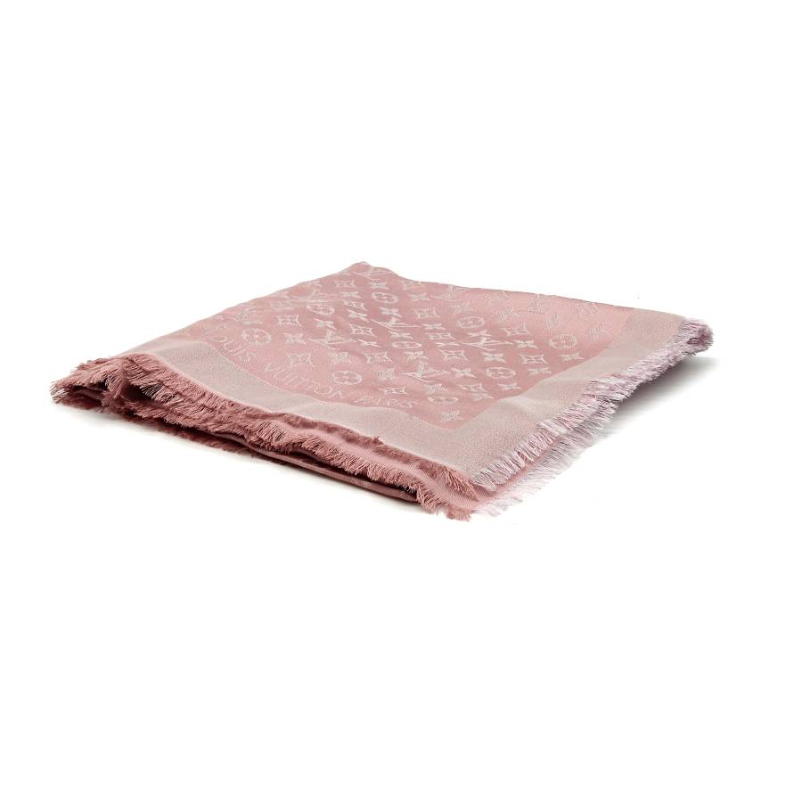 Louis Vuitton pink scarf