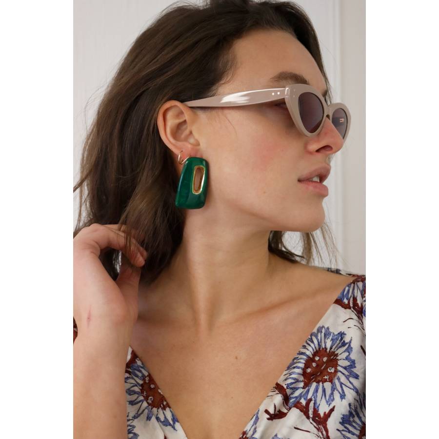 Green Marni earrings