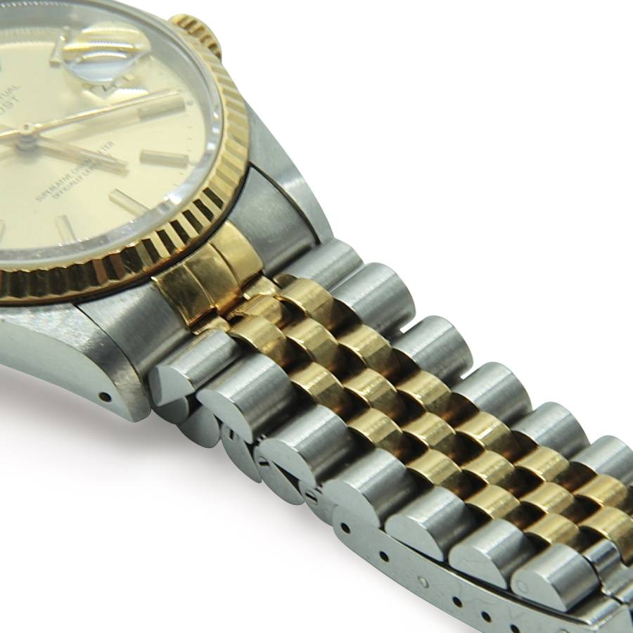 Rolex Oyster watch in gold and steel