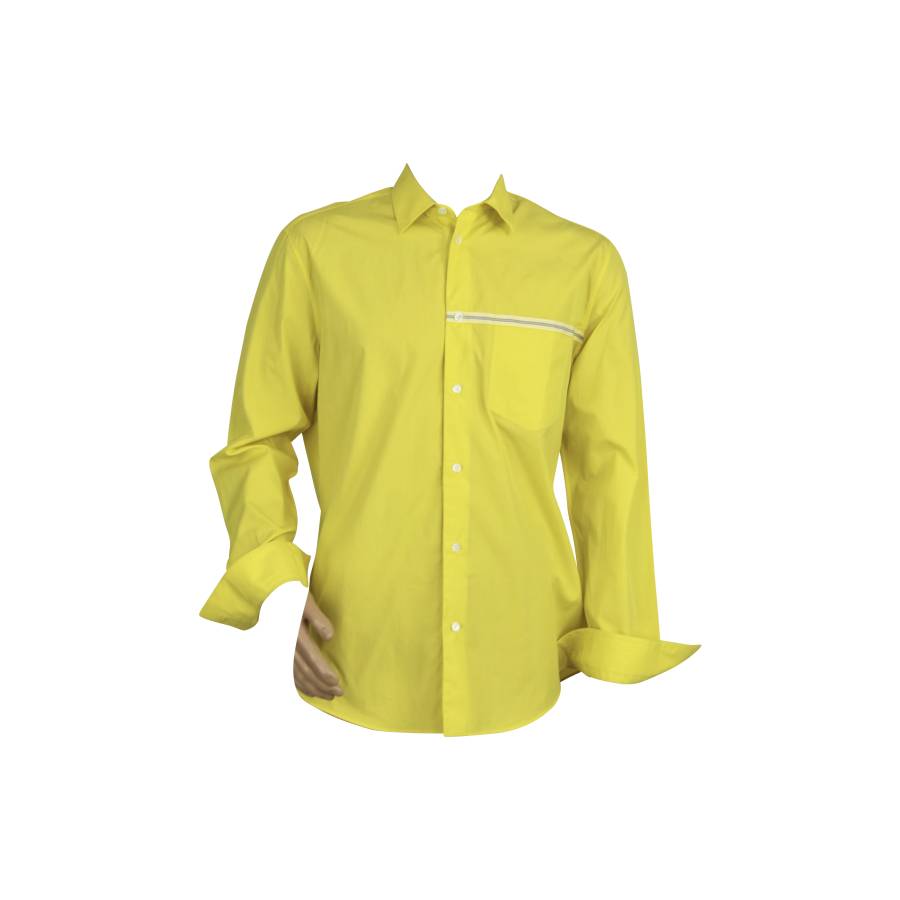Yellow cotton shirt