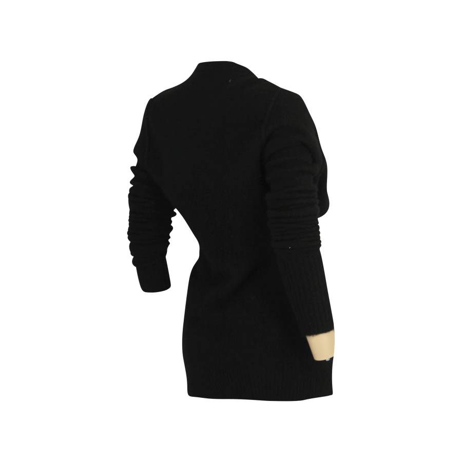 Black waistcoat with small bow