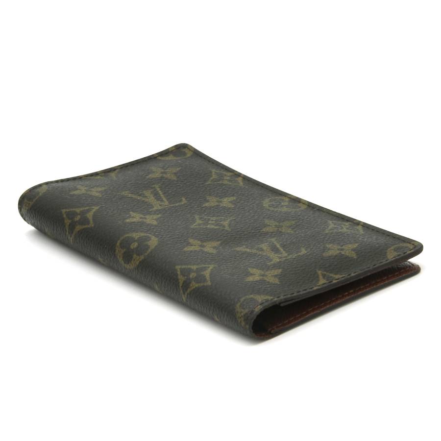 Brown monogrammed cover for notebook