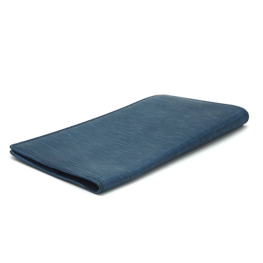 Blue epi leather notebook cover