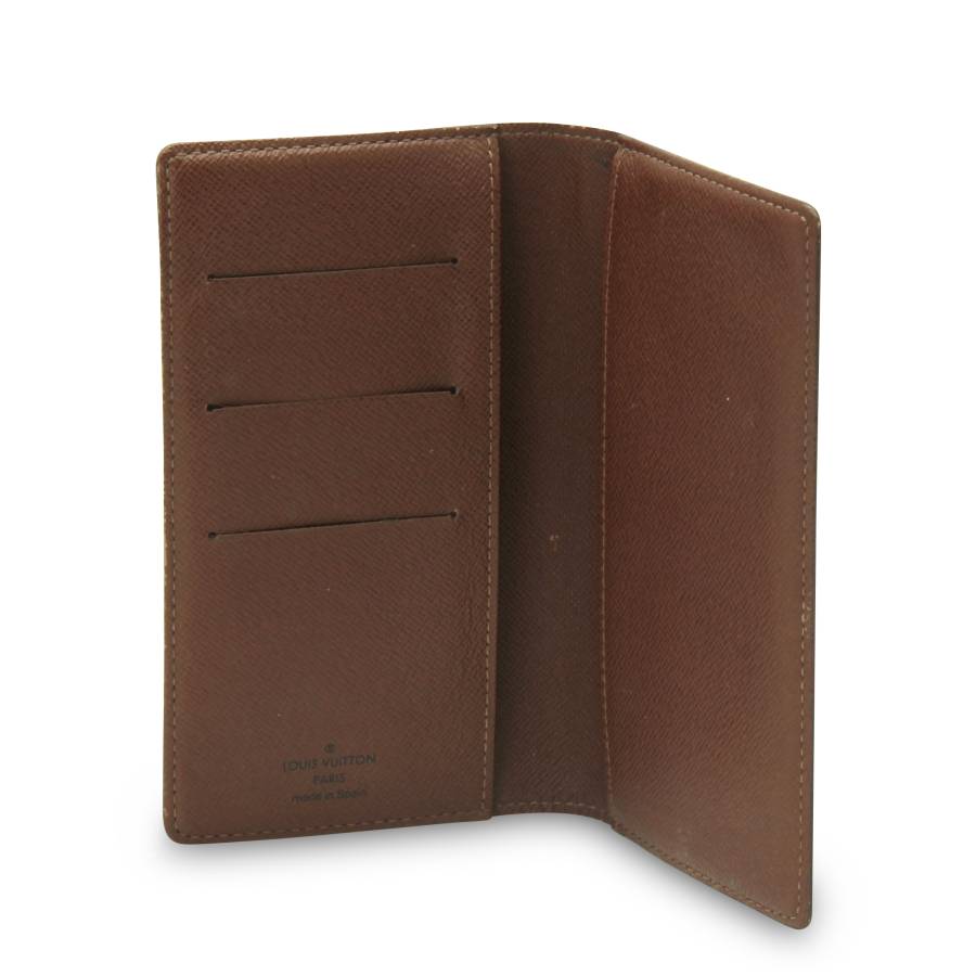 Brown monogrammed cover for notebook