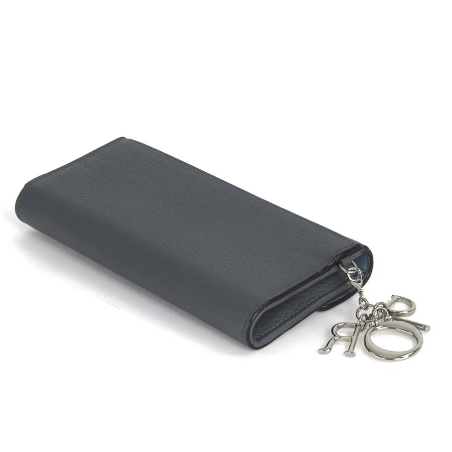 Grey leather wallet