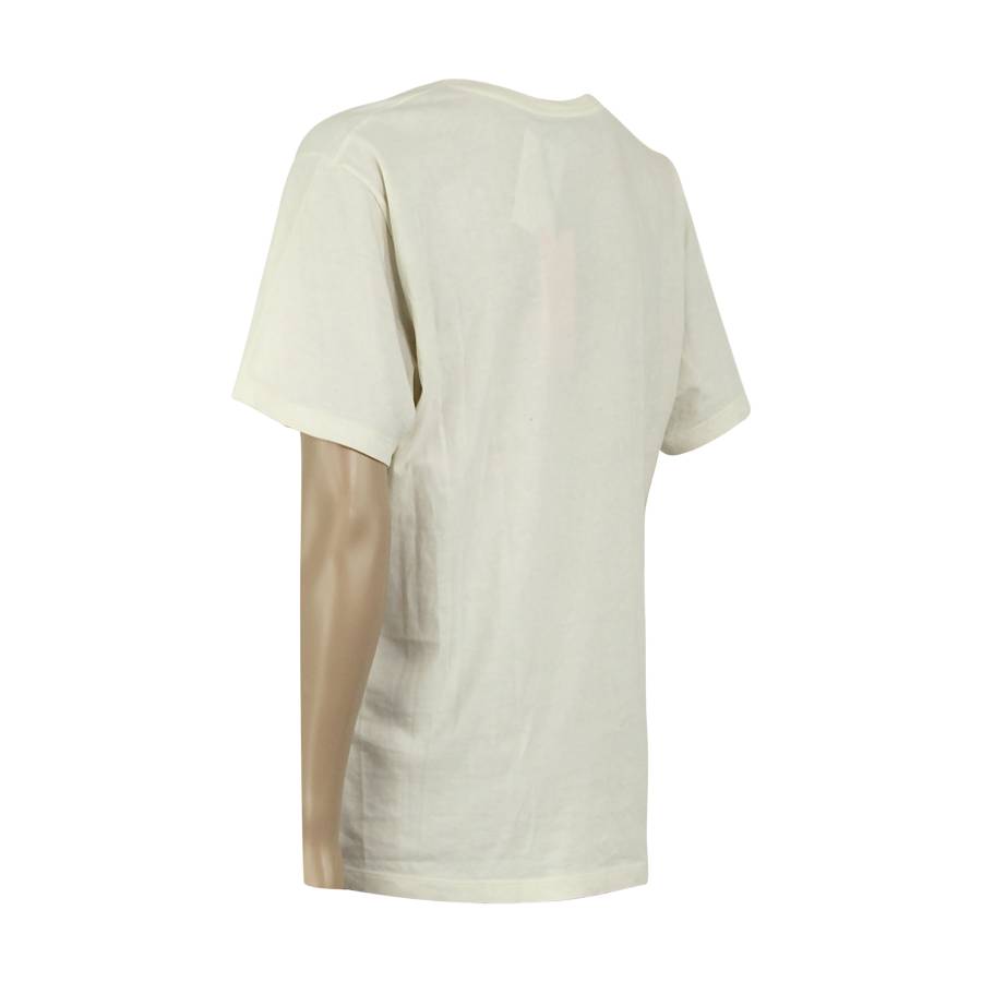 Unisex-T-Shirt aus weißer Baumwolle