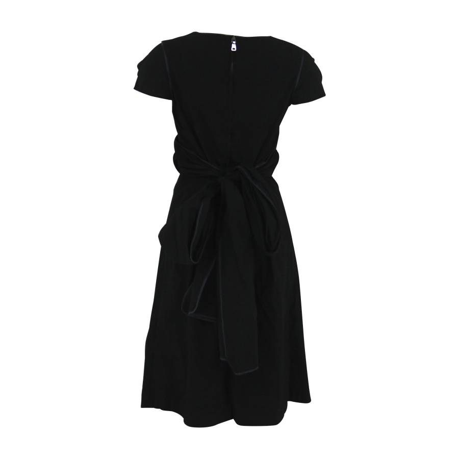 Black cotton dress