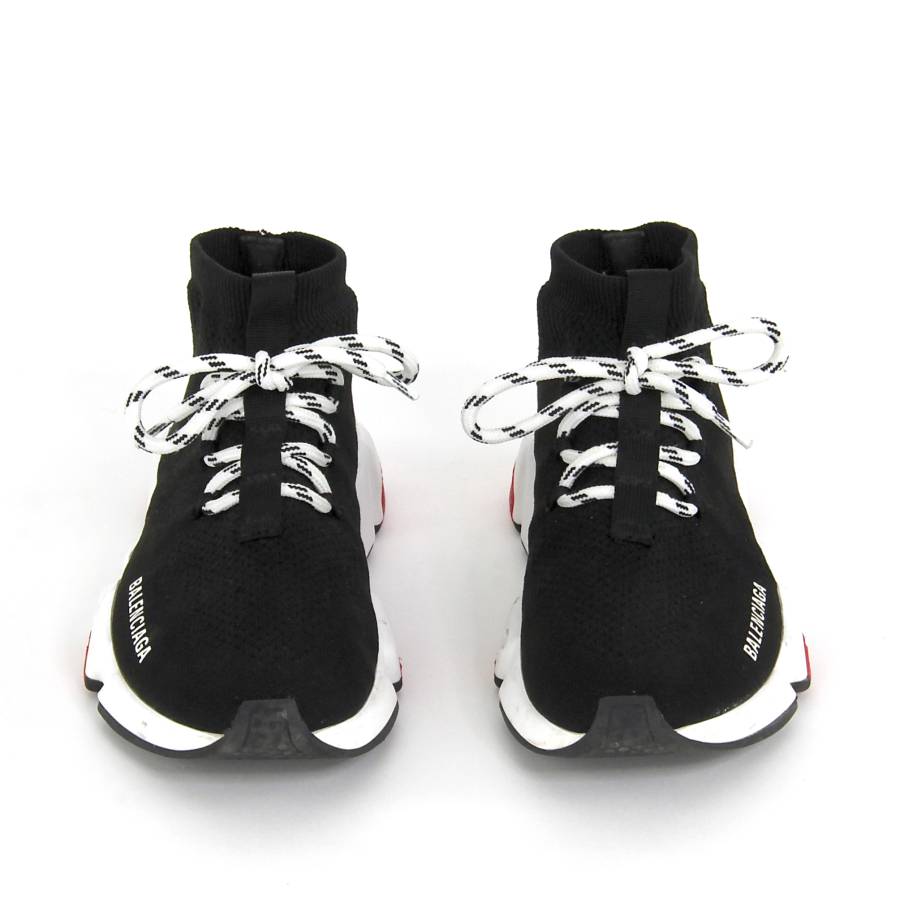 Speed Lace-Up black trainers