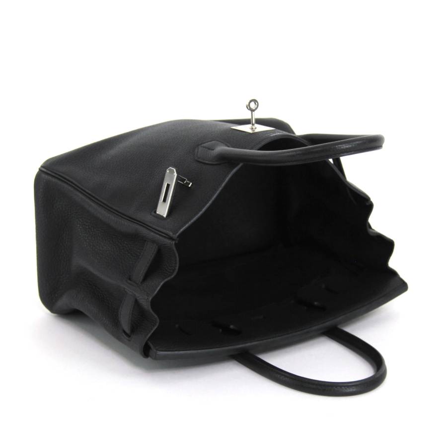 Birkin bag 30 in black Togo leather
