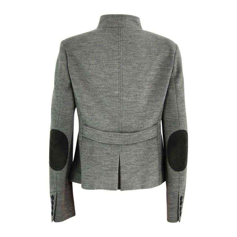 Grey wool and viscose jacket