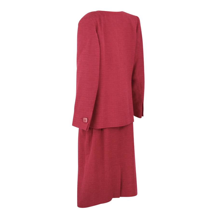 Red viscose and cotton set