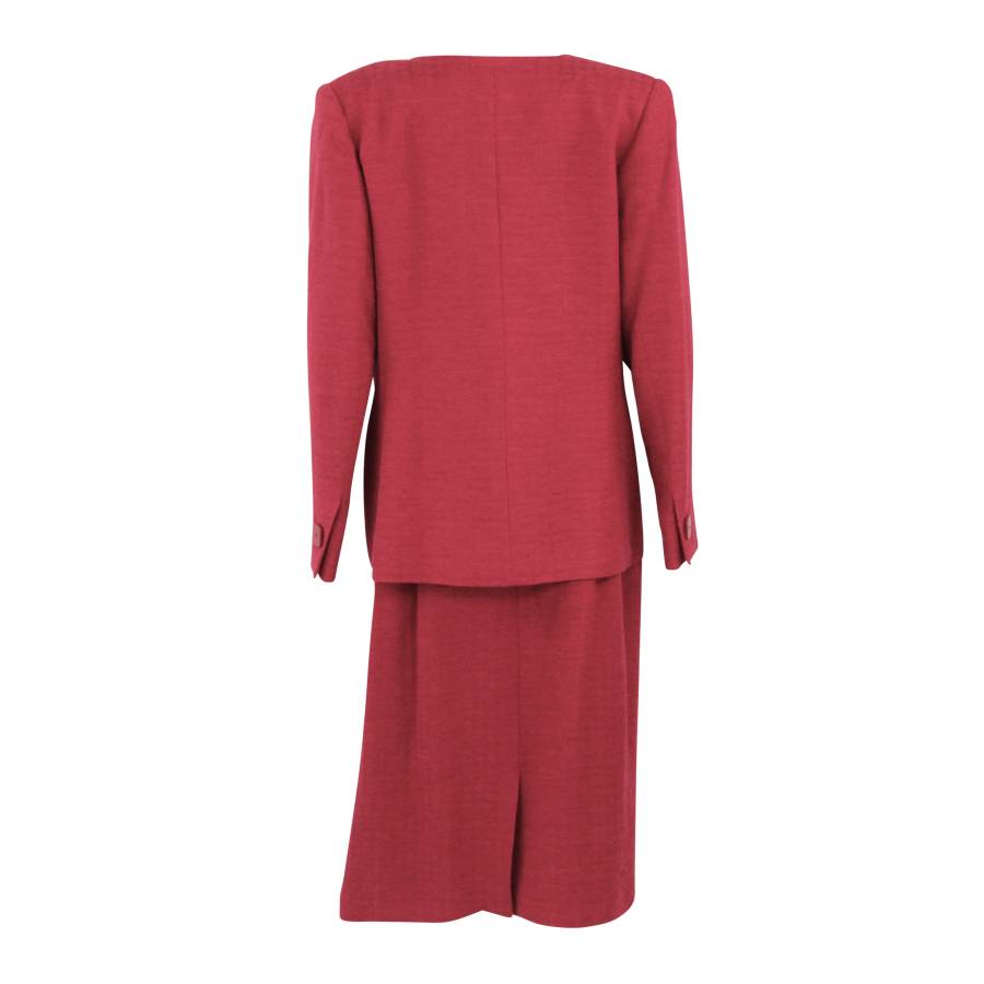 Red viscose and cotton set