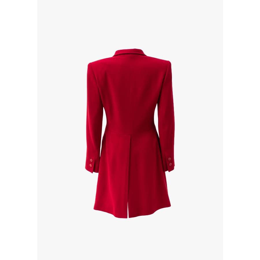 Classic red wool jacket
