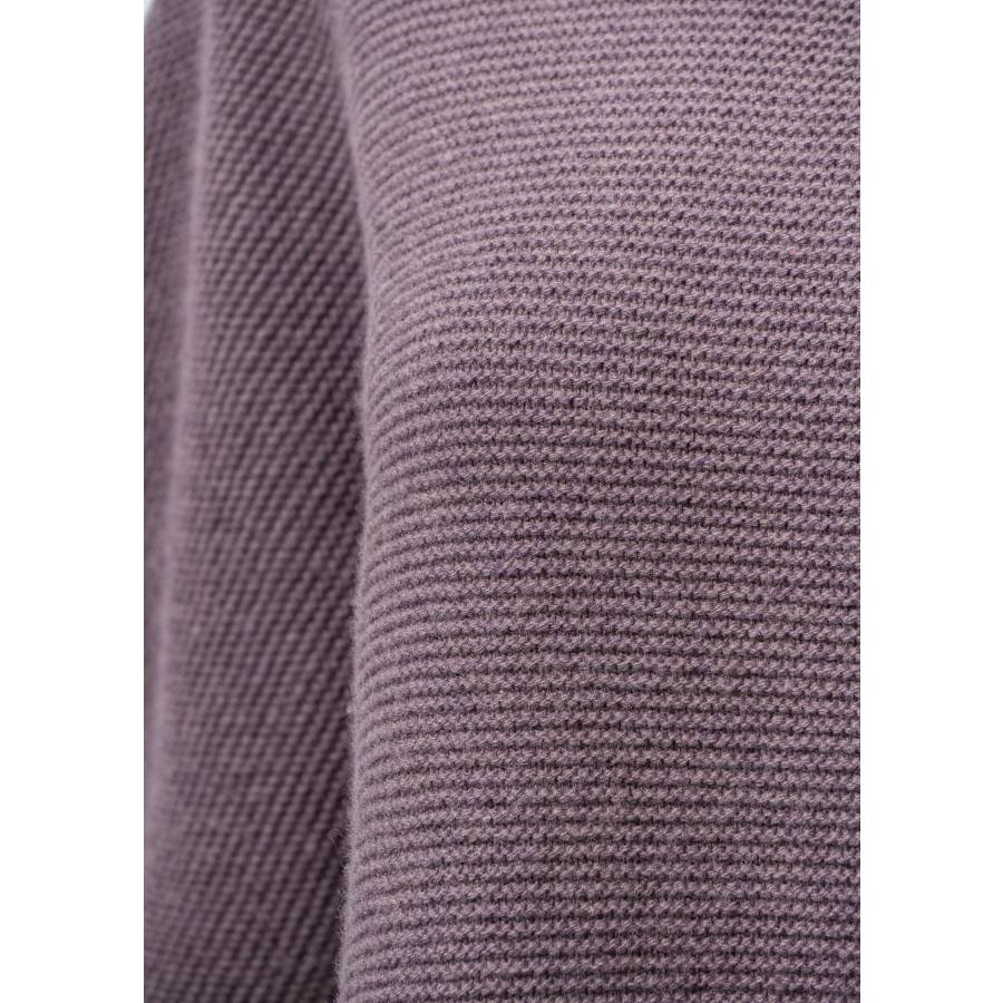 Poncho en laine, cachemire et soie violet
