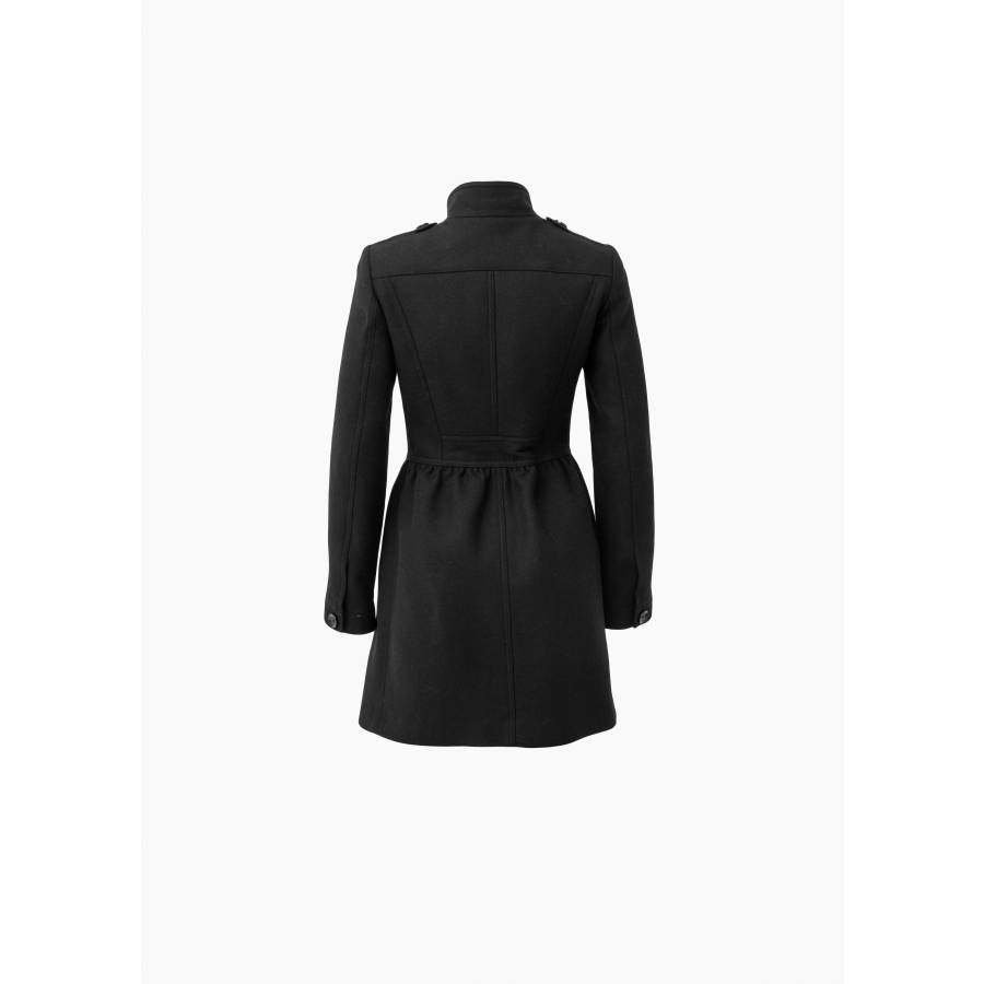 Manteau classique noir