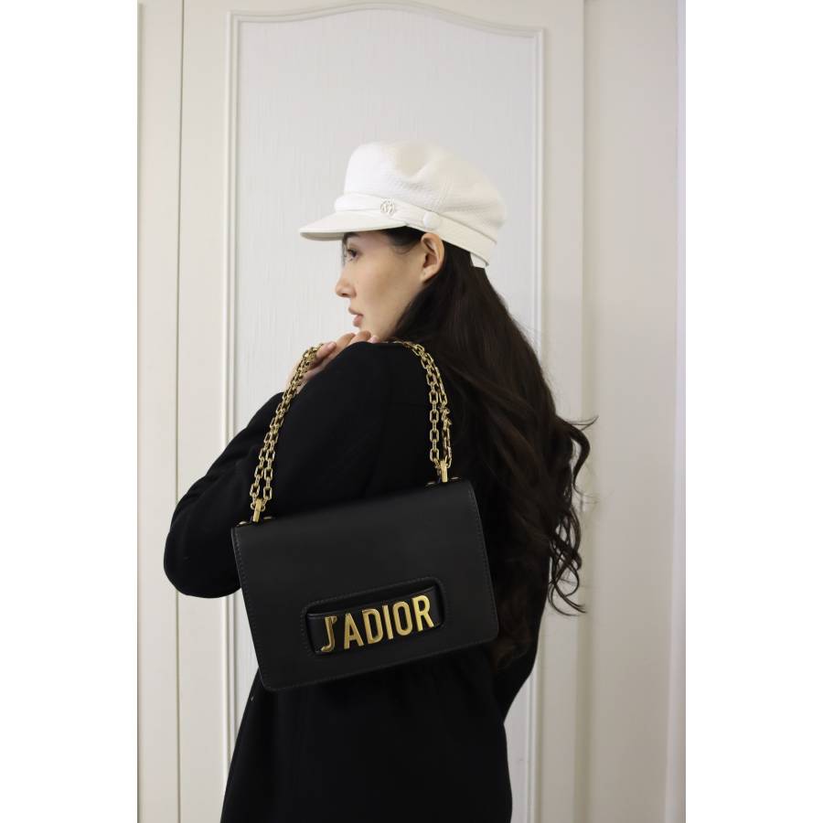J'adior black bag with gold details