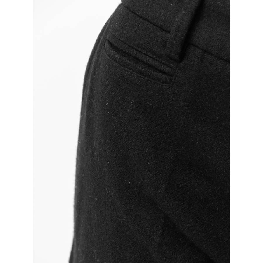 Black polyamide pants