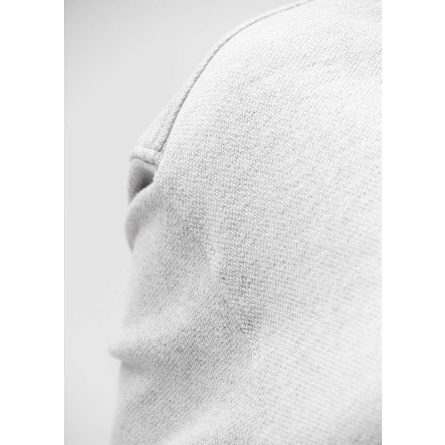 Chemise à manches longues en coton gris