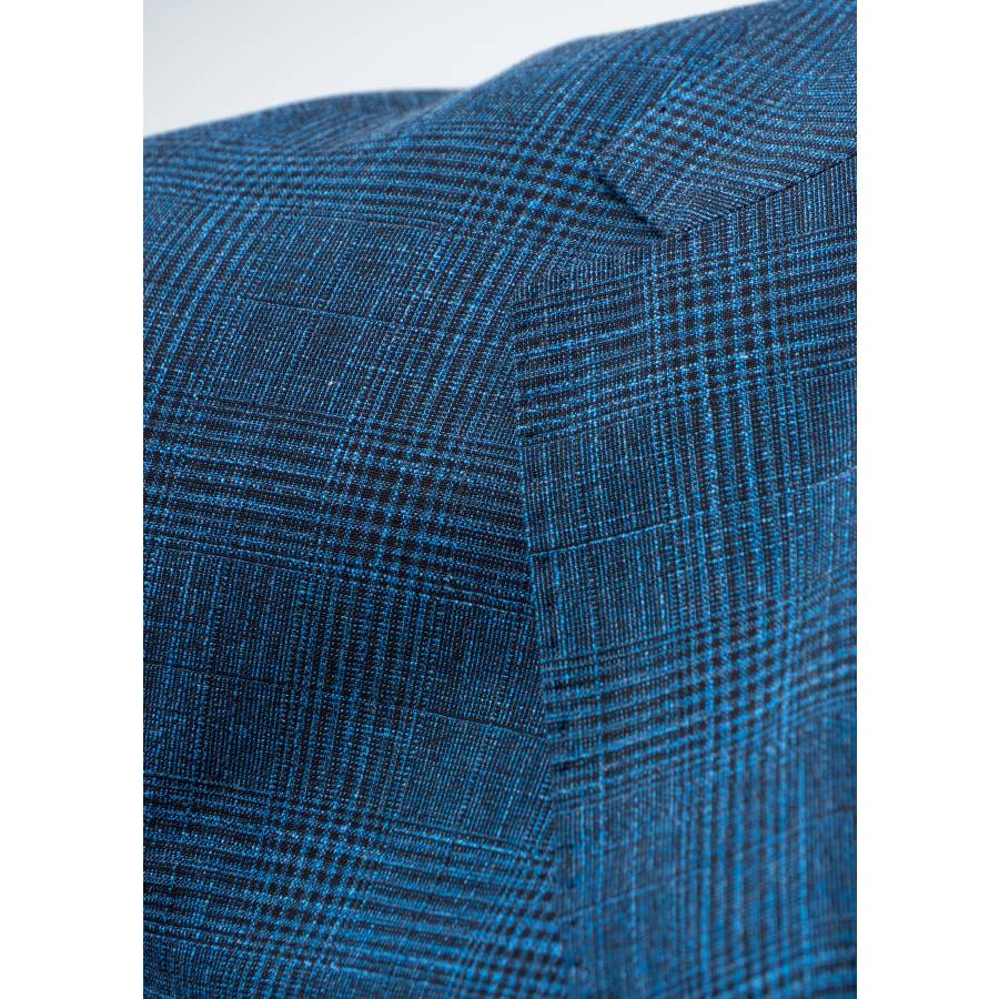 Blue wool blazer