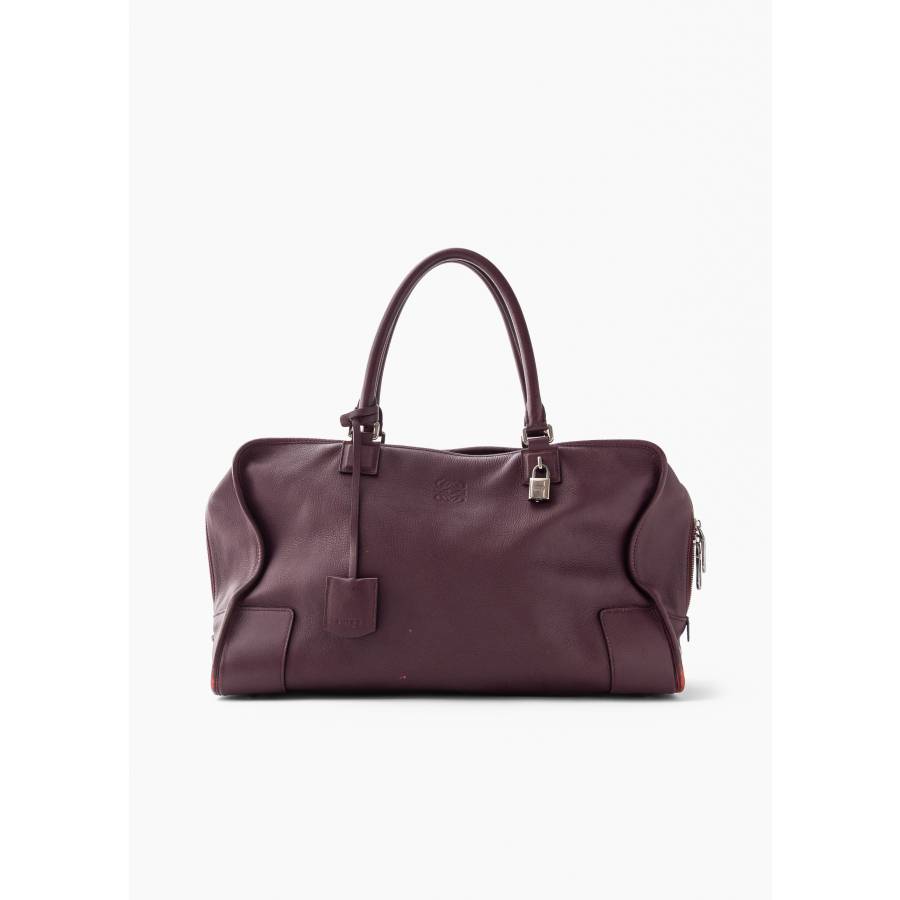 Amazona purple leather bag