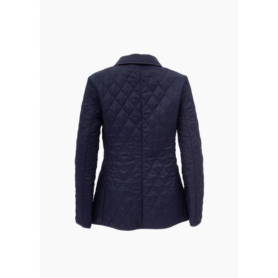 Quilted navy blue jacket
