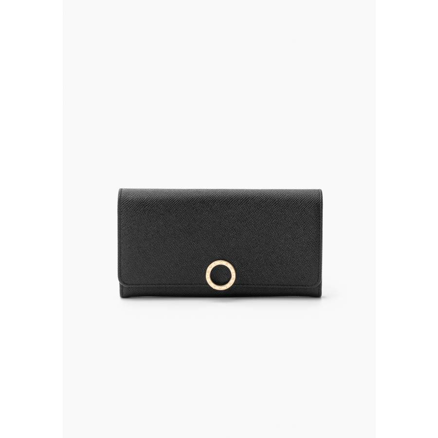 Schwarze Brieftasche aus Leder