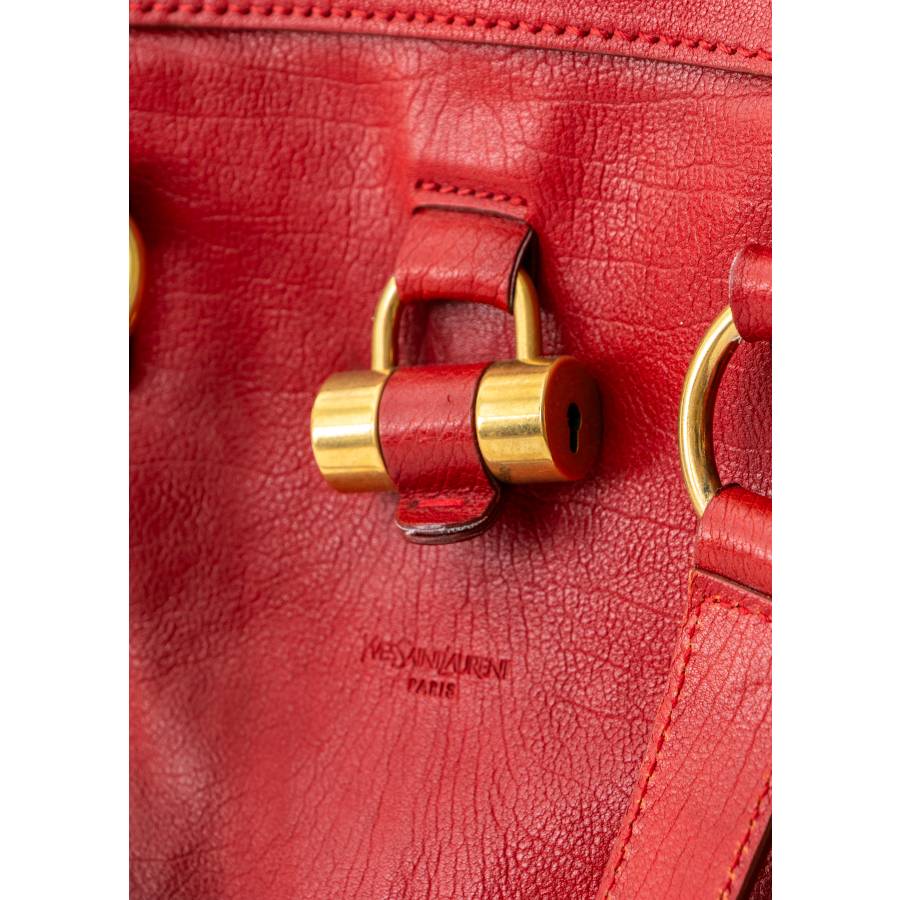 Muse red leather bag