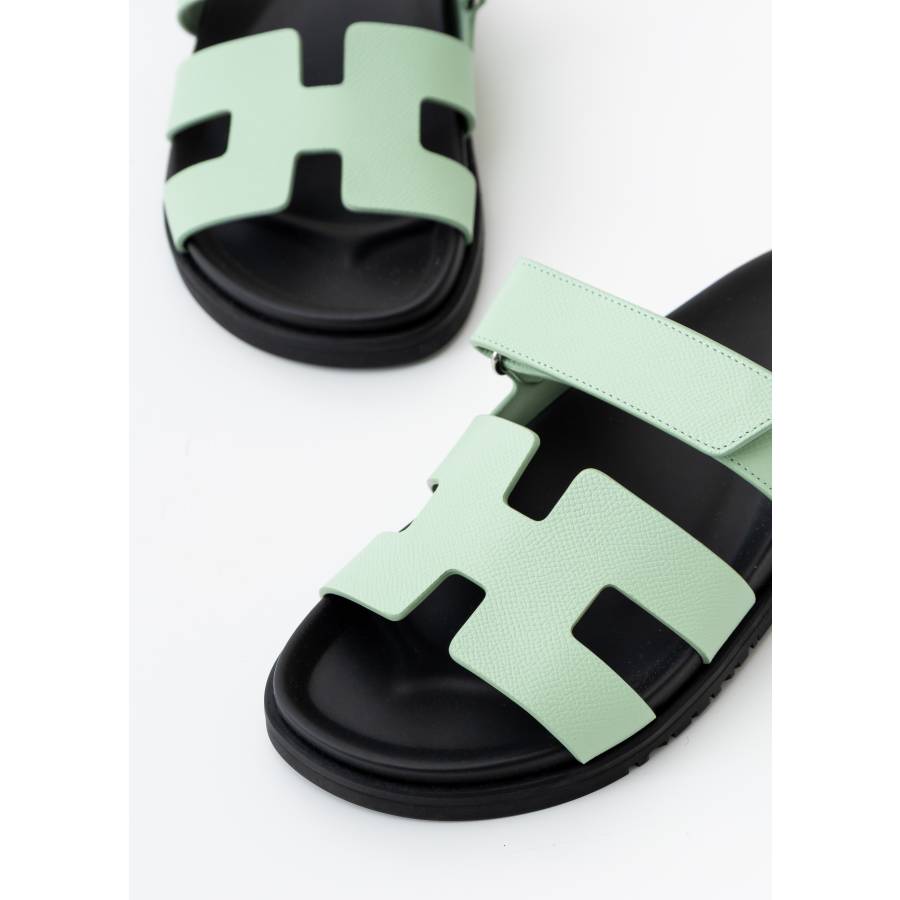 Sandales Chypre vert pastel