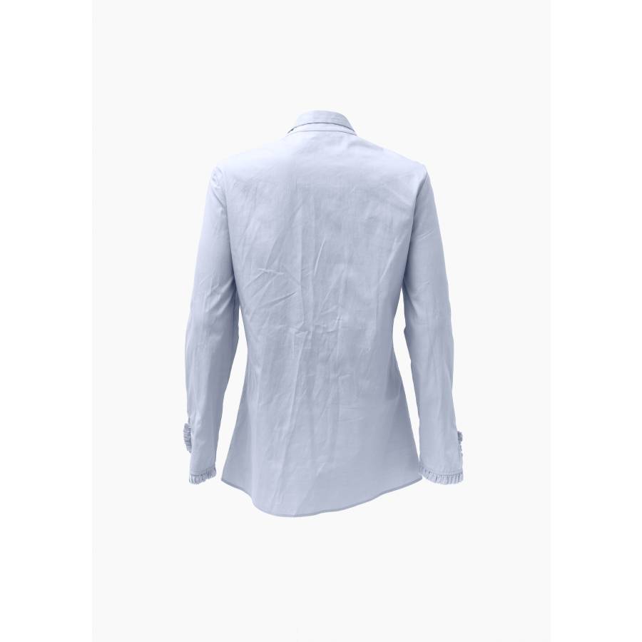 Chemise en tissus bleu