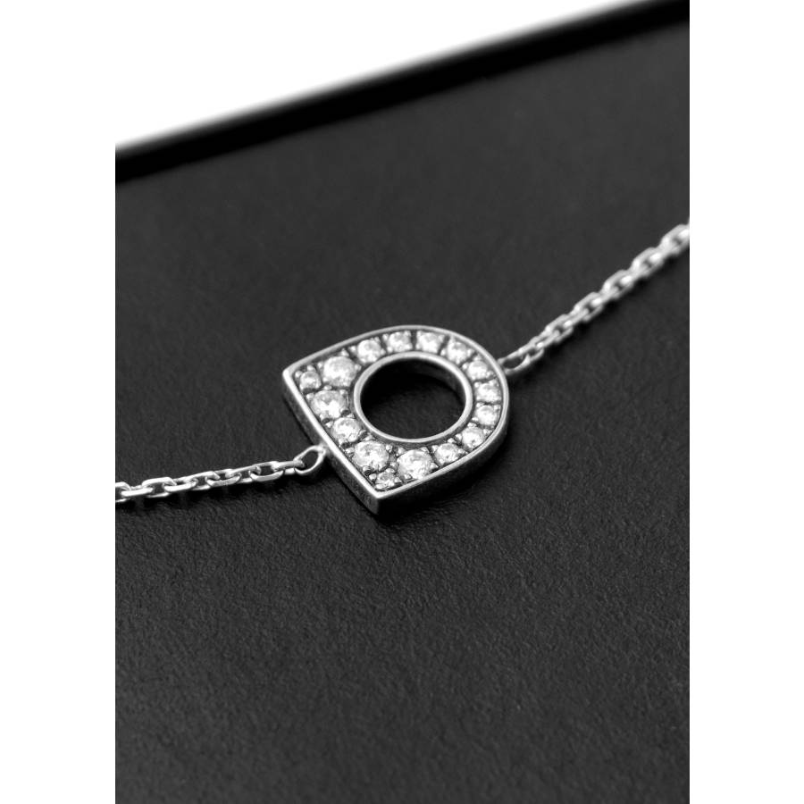 Success bracelet in white gold and diamonds