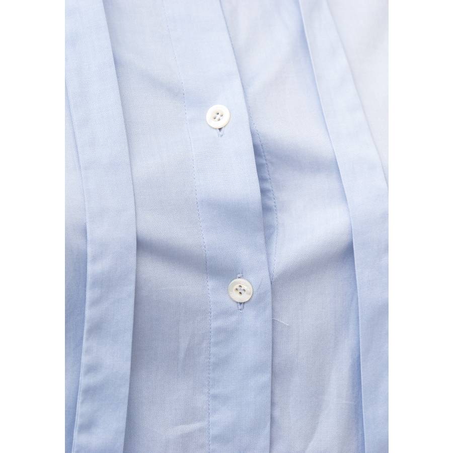 Chemise en tissus bleu