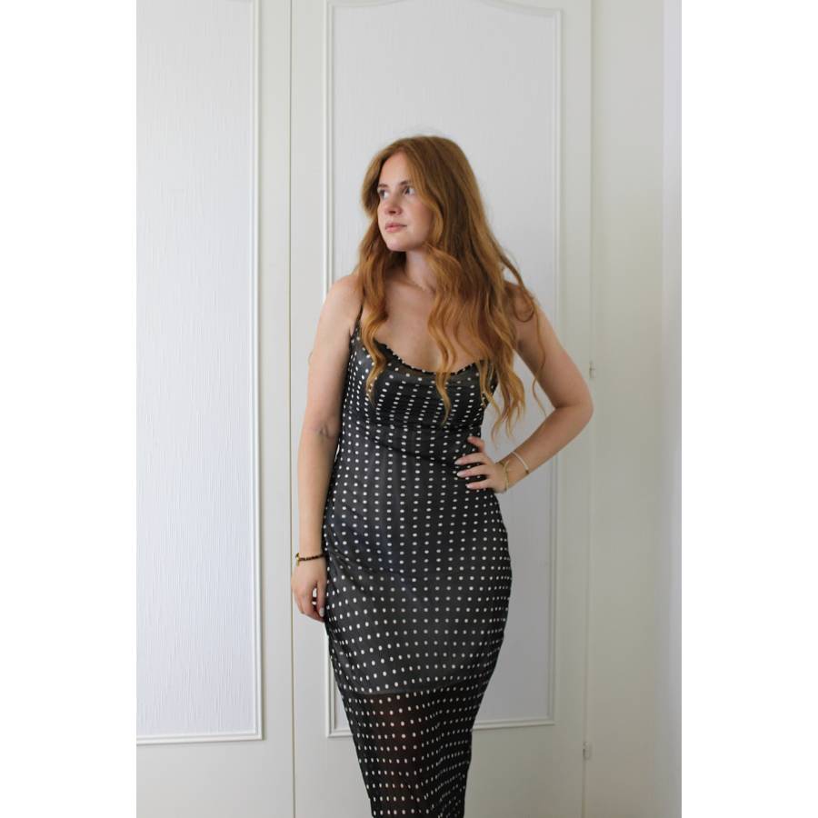 Rat & Boa - Silk polka dot maxi dress