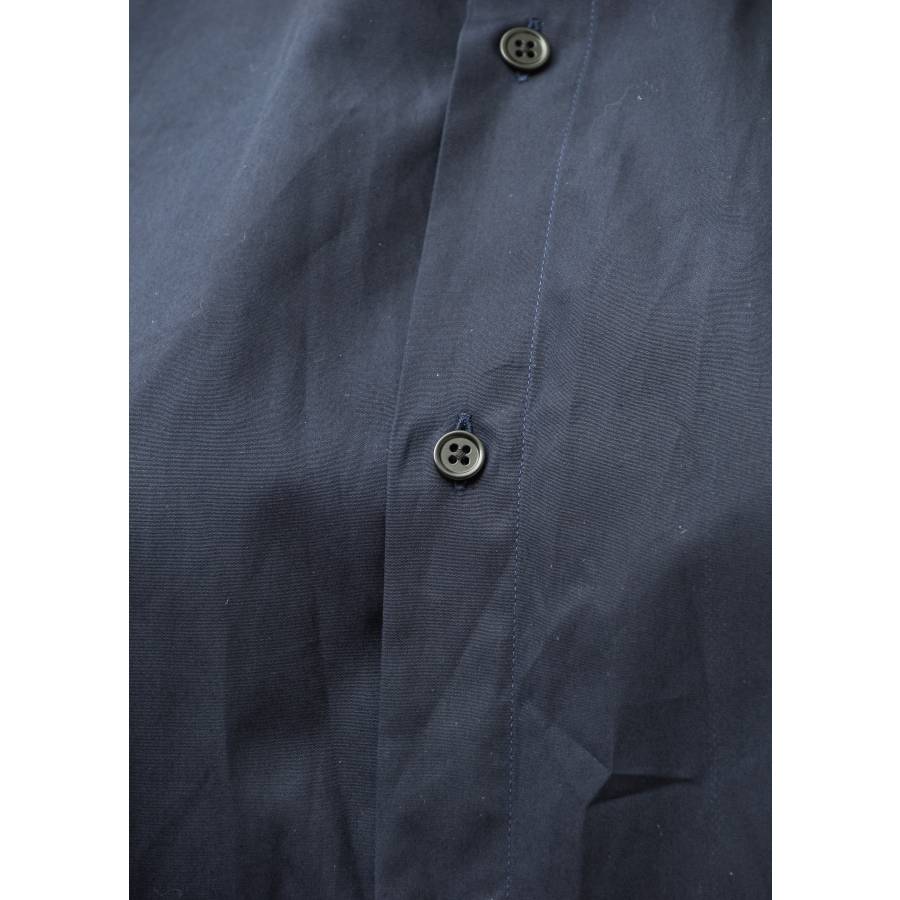 Dark blue cotton shirt