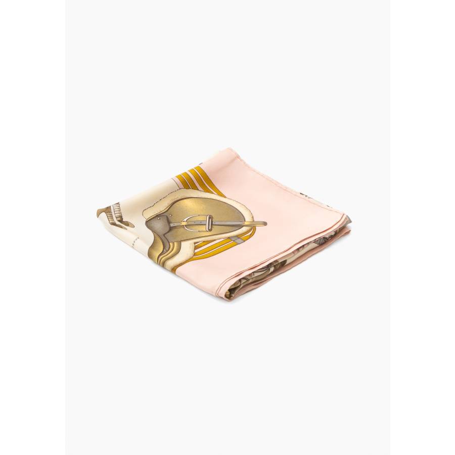 Foulard "Jumping" rose