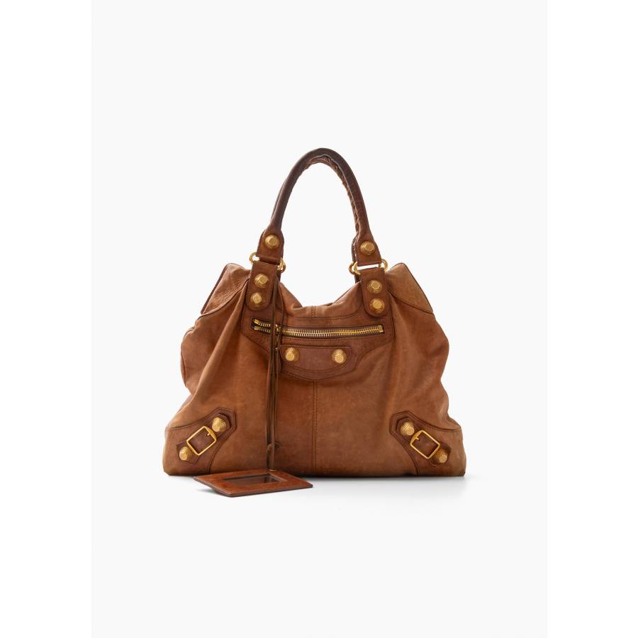 Sac Classic City en cuir marron