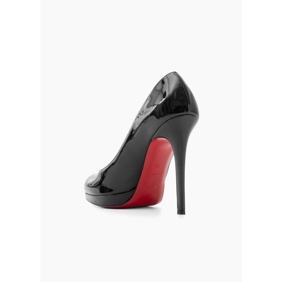 Escarpins Christian Louboutin New Simple Pump en cuir vernis noir