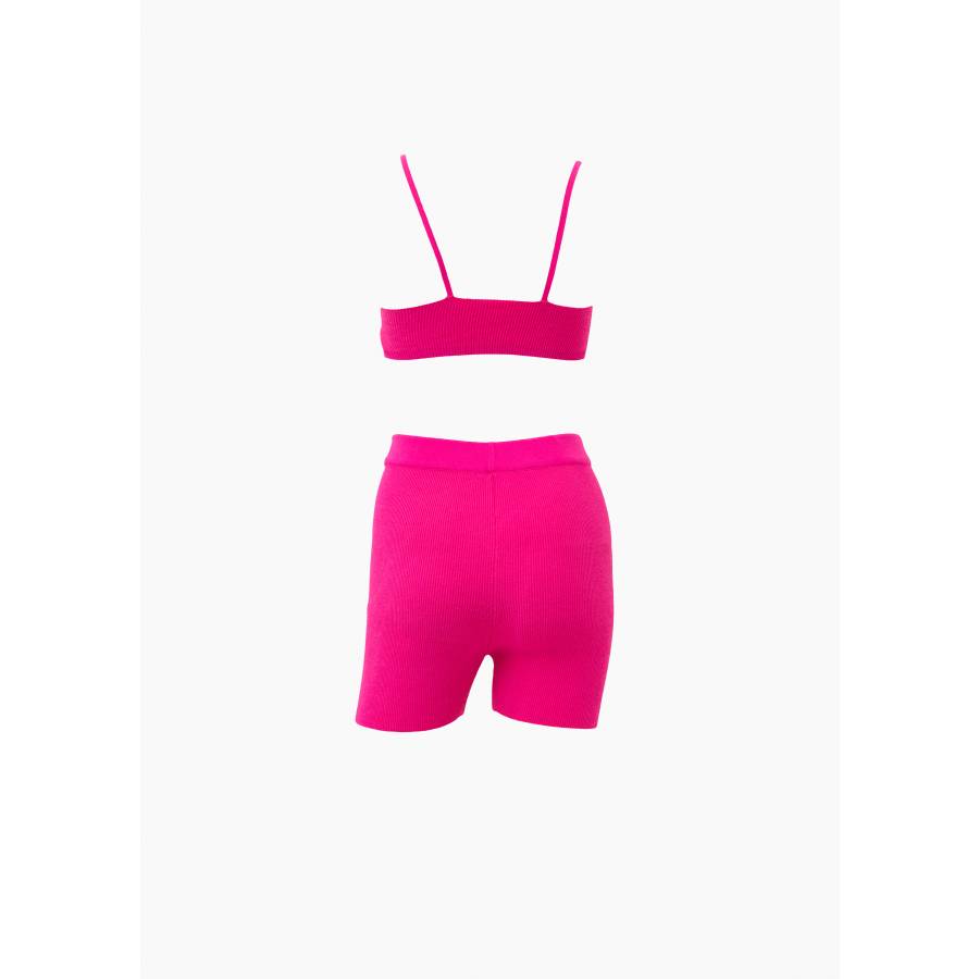 Pink knitwear set