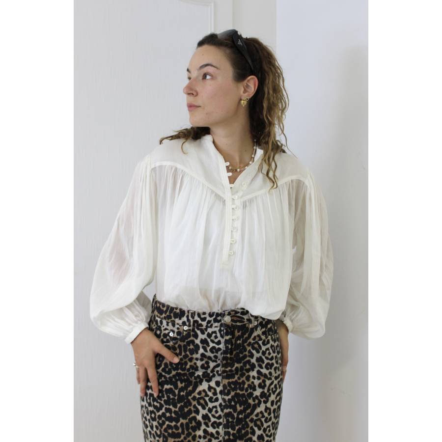 Ganni - Leopard skirt