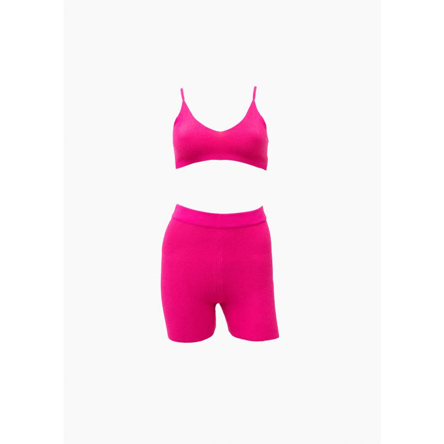 Pink knitwear set