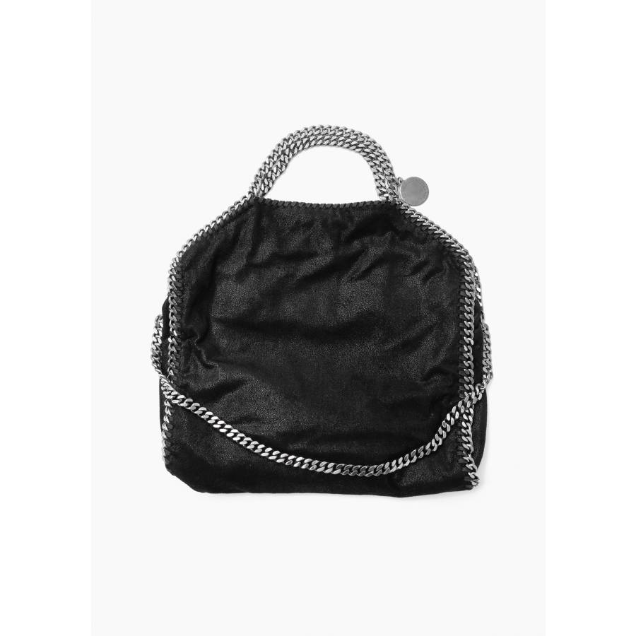 Schwarze Falabella-Tasche aus Leder