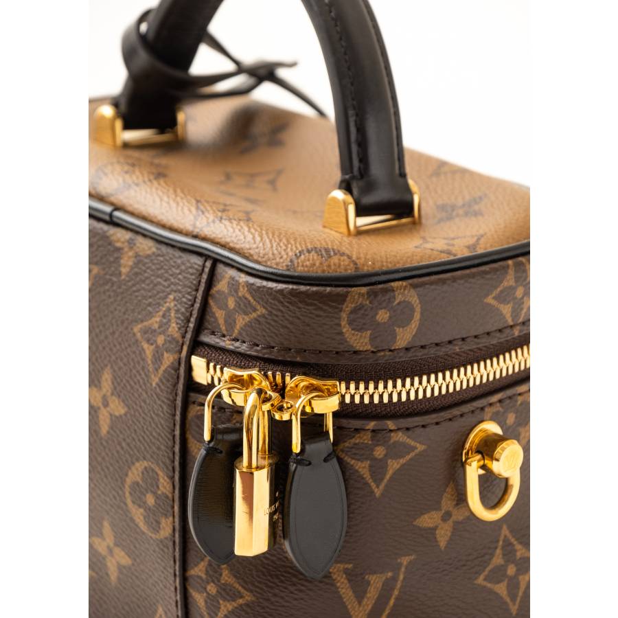 Sac Vanity en toile Monogram marron