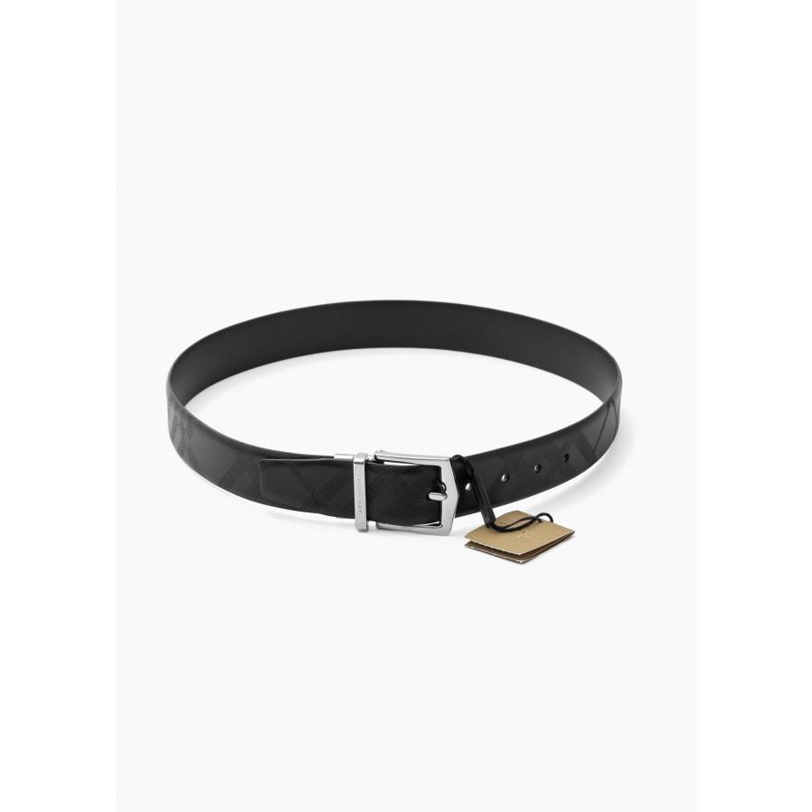 Ceinture James en cuir noir