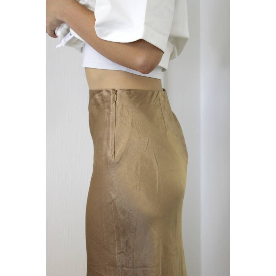 Vince - Brown satin skirt